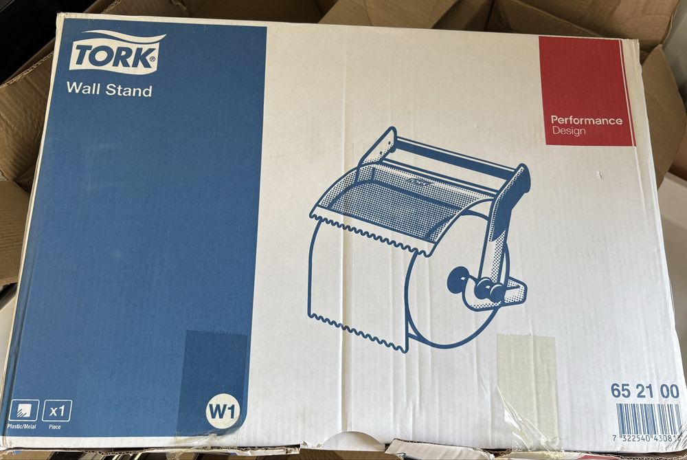 Dispenser de perete pentru lavete industriale Tork
