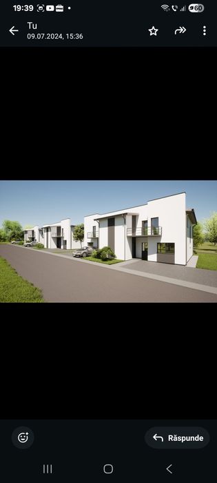 Apartament cu 3 camere  cu teren și parcare 108000 de euro plus tva