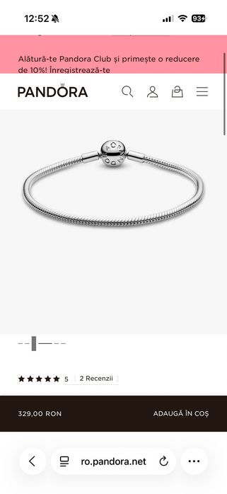 Bratara originala pandora