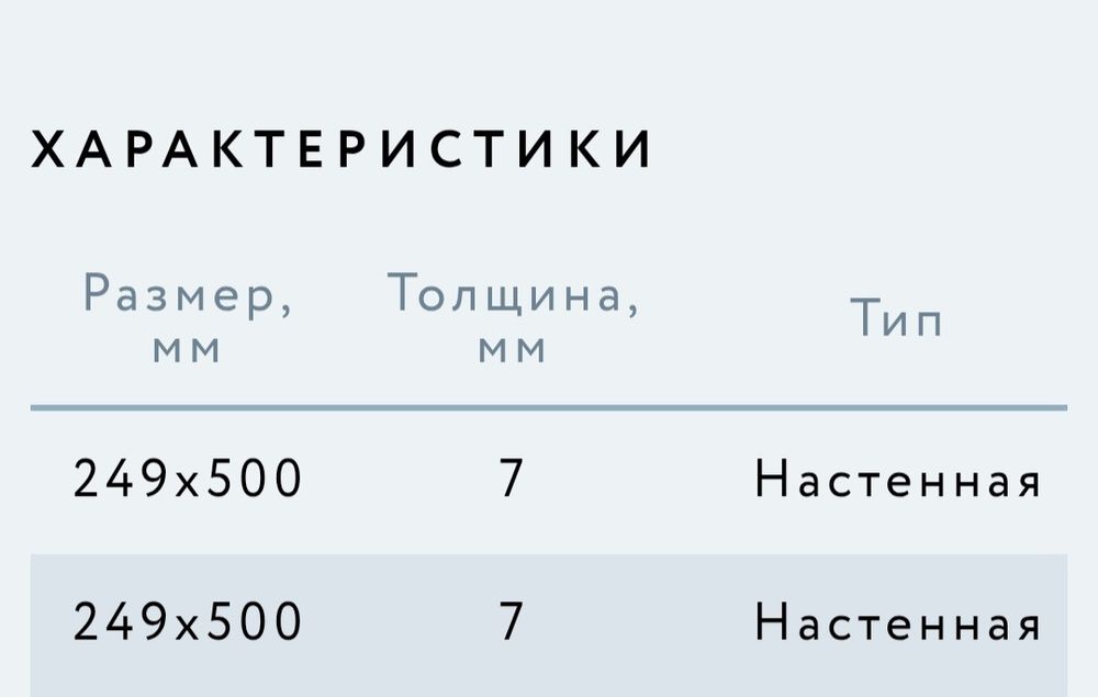 Плитка керамическая настенная