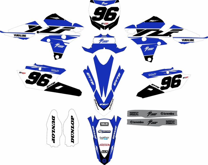 Стикери за YAMAHA 250 /450 2014 - 2017