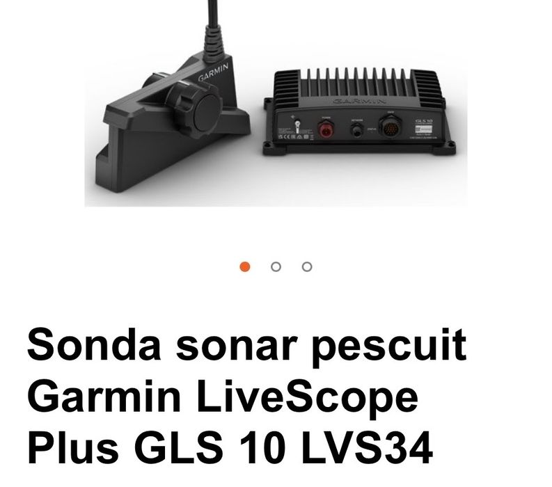 Garmin Livescope plus GLS10 LVS34 si baterie Litime 12V 320Ah