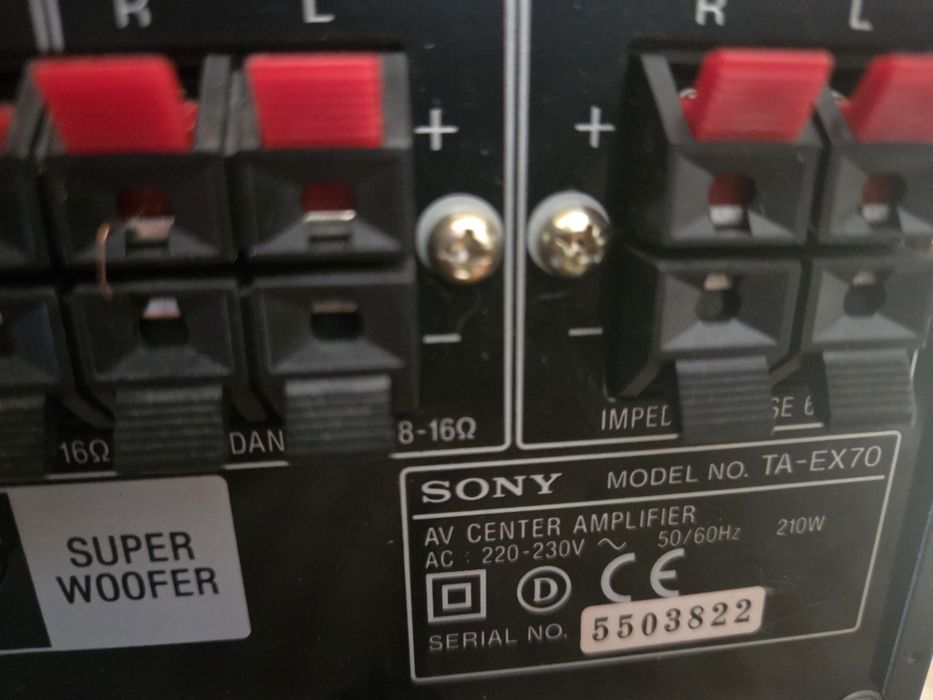 Vand sistem audio Sony