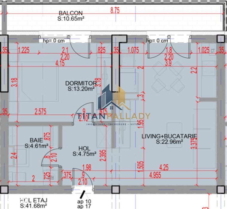 2 Camere STUDIO, 62 MP, Finalizat, Acte Gata, Mutare Rapidă, Pallady