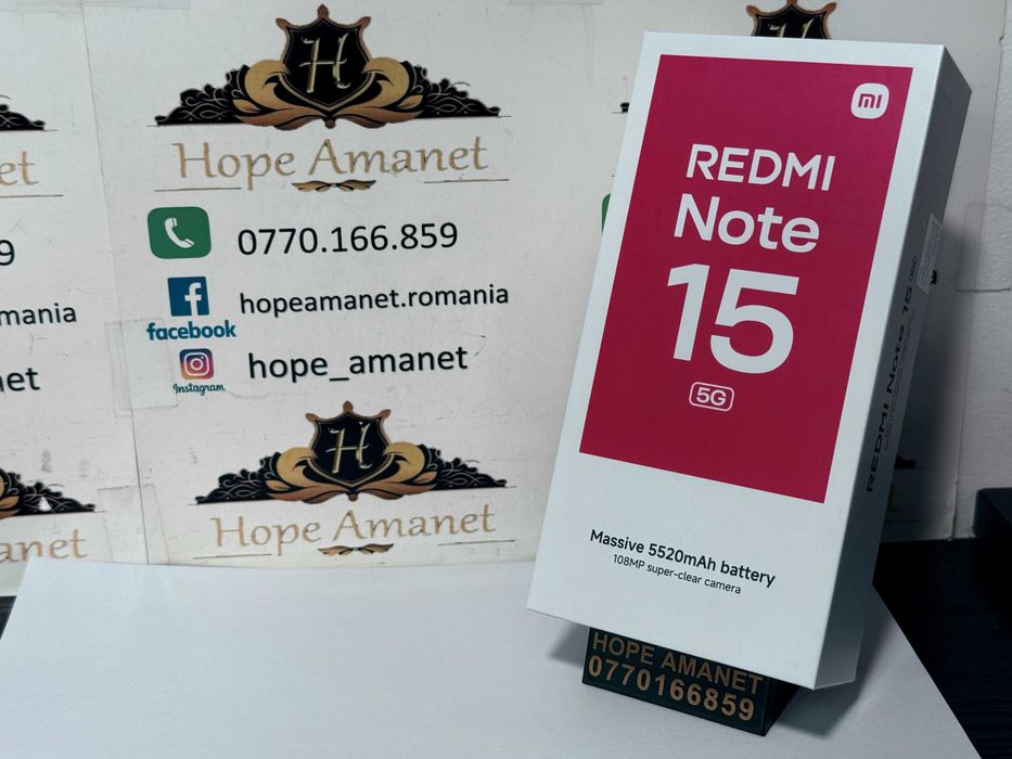 Hope Amanet P10/ Redmi Note 15 5G 256GB - SIGILAT -