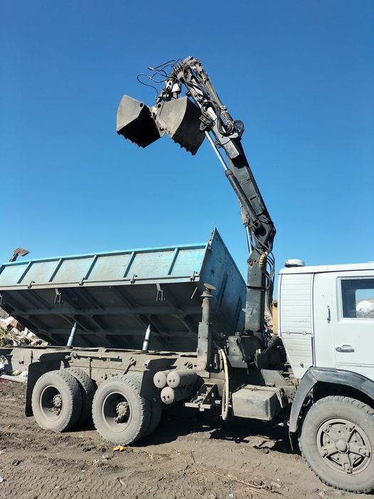 КамАЗ сельхозник грейфер манипулятор самосвал.