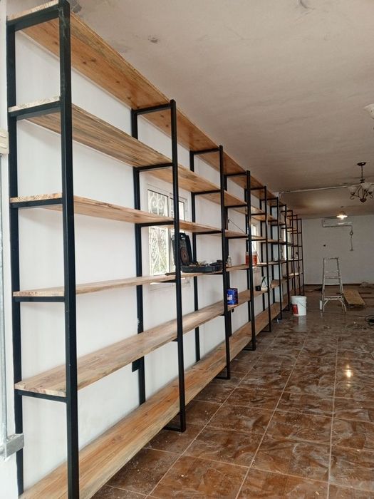 Rafturi metalice cu material gros