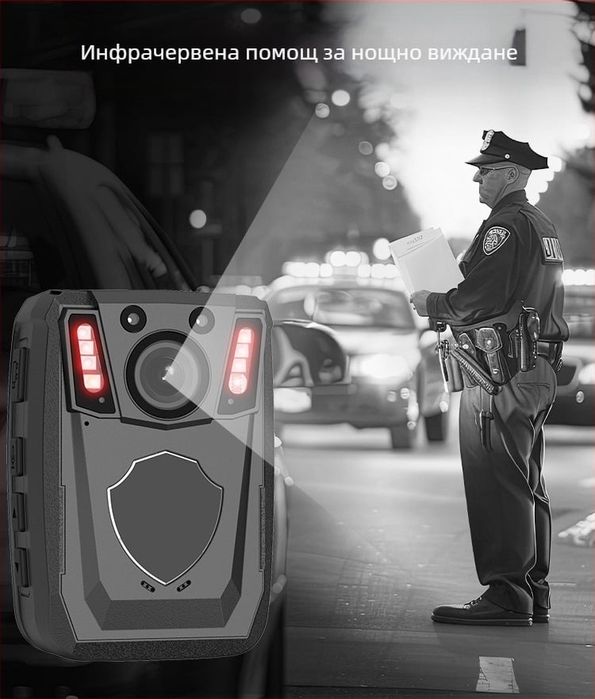 Body Camera / Камера за тяло 4K с нощно виждане и запис