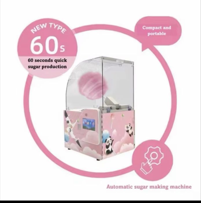 Automat vata de zahar vending portabil