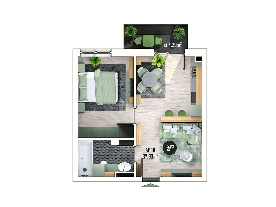 Apartament 2 camere