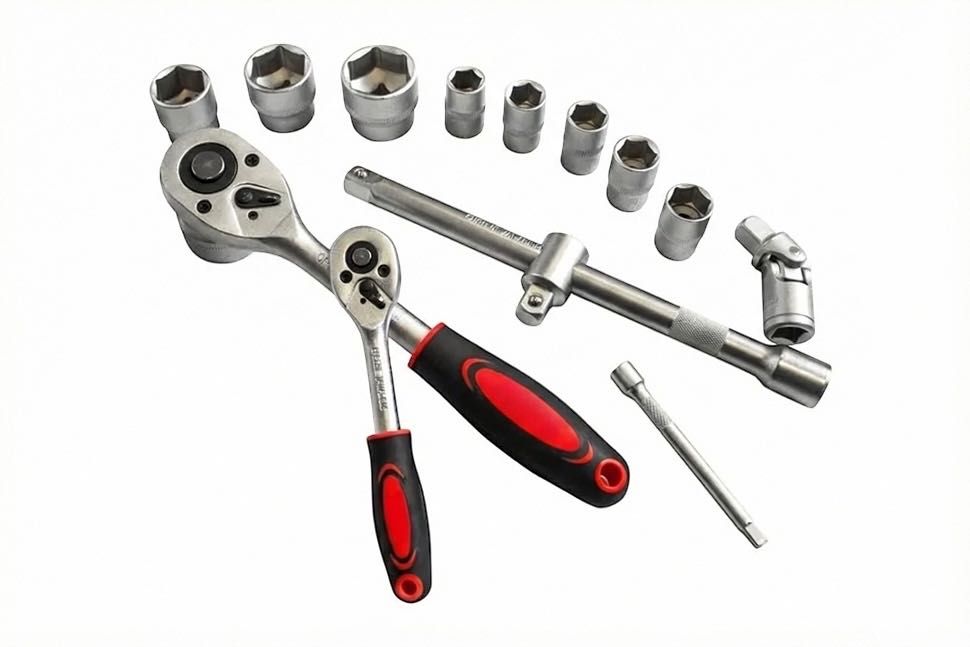 Професионален комплект Гедоре 303 части 1/2" 1/4" STAHLMAYER в куфар