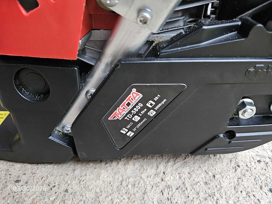 Drujba (motofierastrau) cu lant pe benzina Tatta TD-5800, 3.54 CP