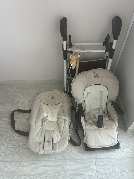 Шезлонг и Стол за хранене Hauck Sit N Relax 2в1