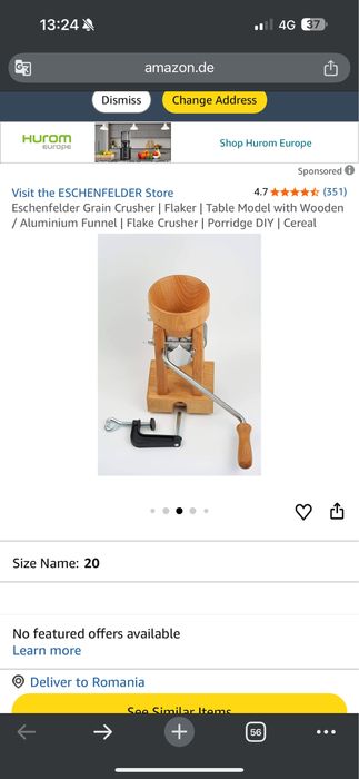 Moara de fulgi / cereale