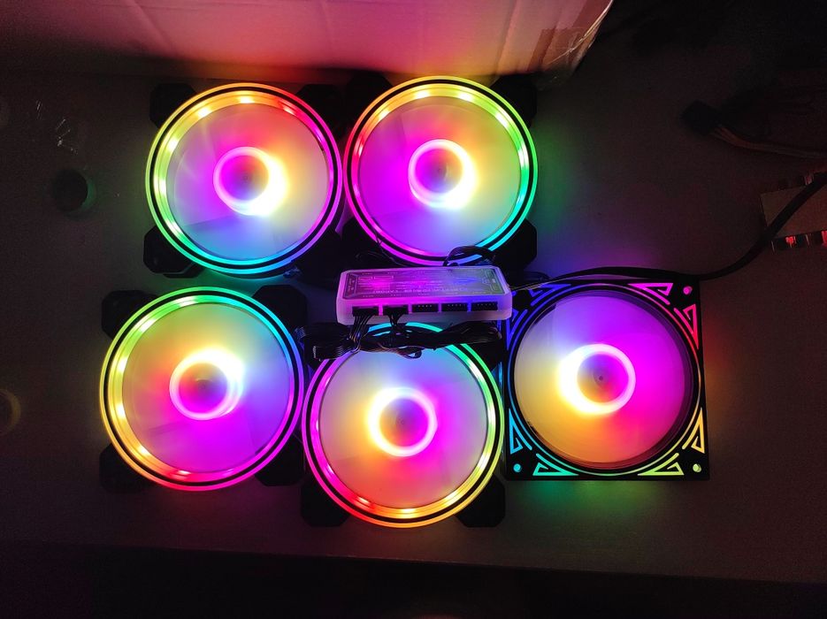 Куллера для кейса 120мм Argb подсветкой