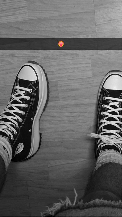 Converse Run Star Hike Negru/Alb