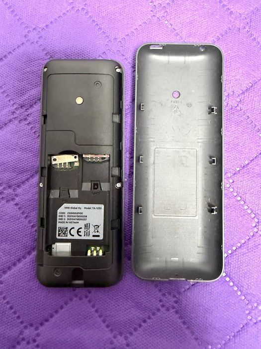 Telefon Dual Sim Nokia 125 Black TA-1253 / Telefon cu butoane mari , taste , Telefon seniori batrani ,ecran mare