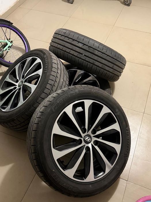 Резина с диской R 17 55, 215