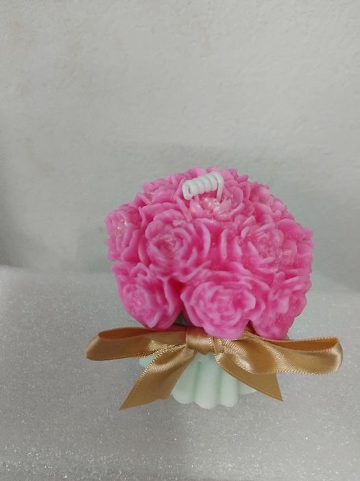 Ръчно изработени декоративни свещи за подарък и украса дом!!