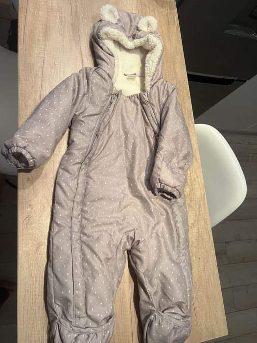 Costum salopeta vătuită bebe H&M  mărimea 68