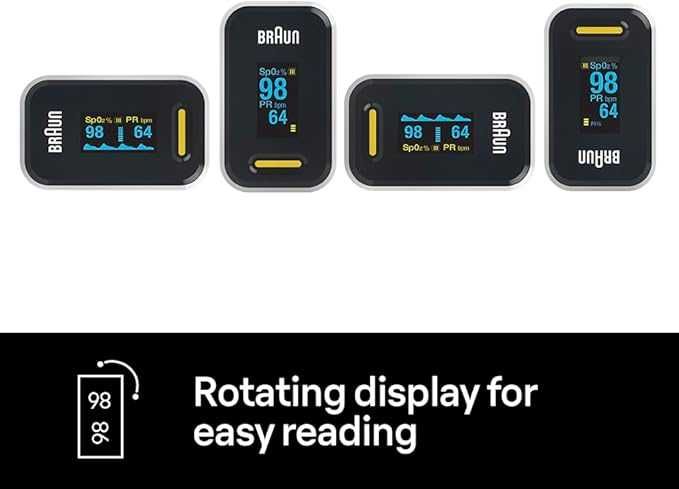 Пулсоксиметър Braun Pulse Oximeter 1 (YK-81CEU) Черен