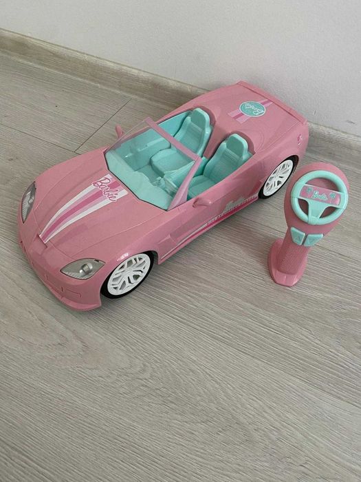 Masina cu telecomanda Barbie Dream Car, Roz