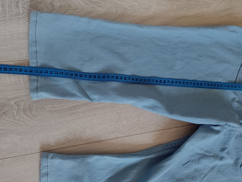 Blugi subțiri 3/4 elastici cu talie înaltă