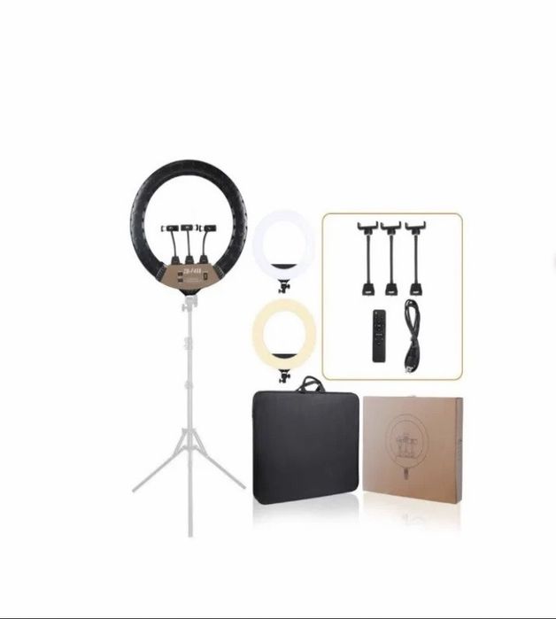 Lampă led ring light ZB-F488, 56 cm, 60 w