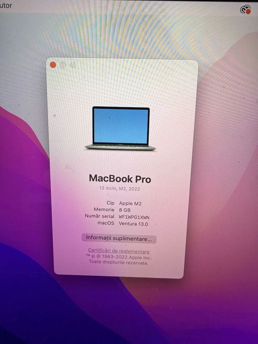 Macbook Pro M2 *touchbar*