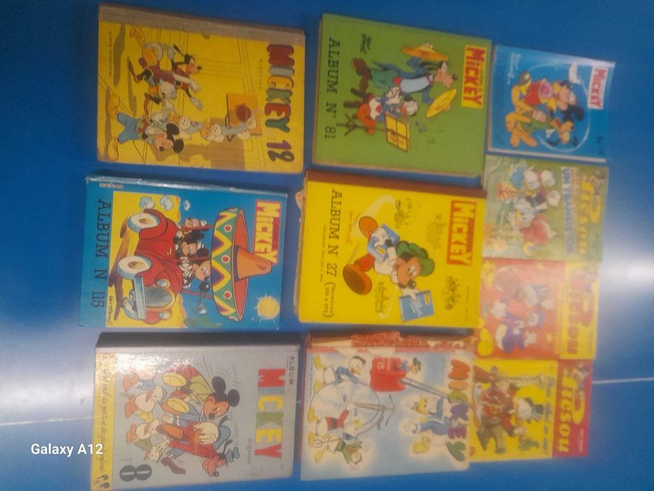 Albume BD Mickey, Picsou ( Donald),Topolino, limba franceza, italiana