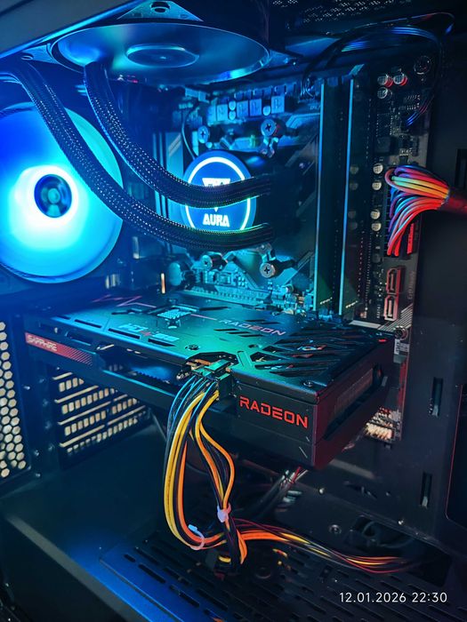 Геймърски Ryzen 5 5600X, RX 7600 8GB, RAM 16GB DDR4 3200