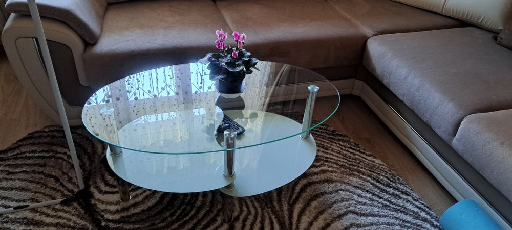 Vand masuta cafea sticla fara zgarieturi
