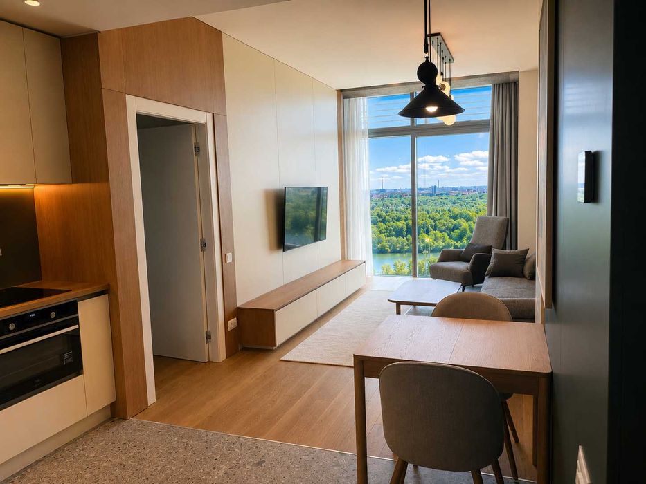 Up-Site Floreasca – Promenada | 2 camere | Prima închiriere | Mobilat LUX | Park View | Parcare subterană + Boxă | Proprietar