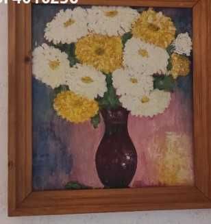 Рамкирана картина маслени бои, пловдивски художник