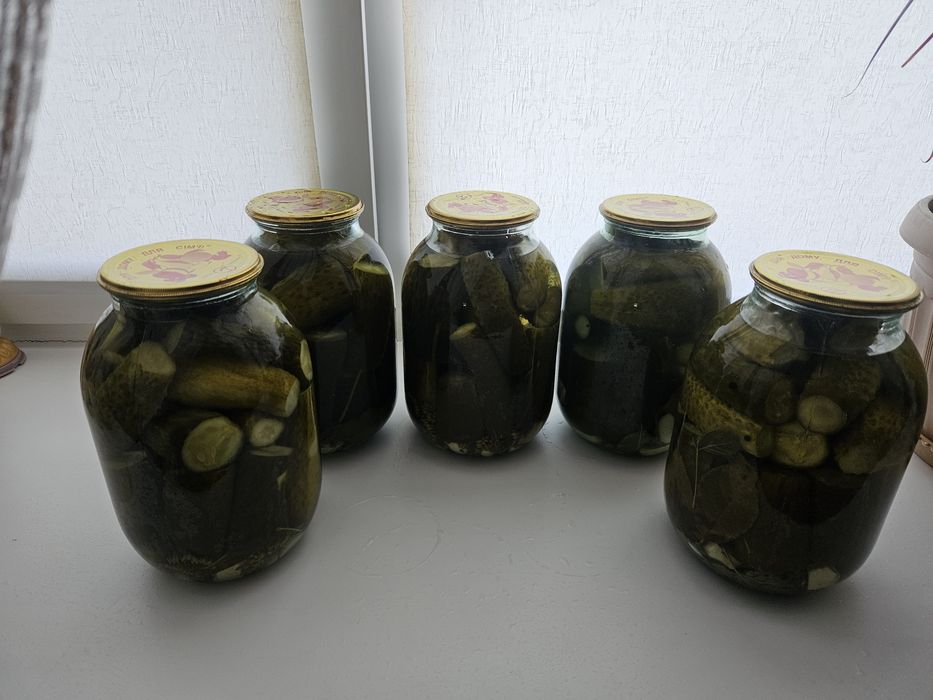 Огурцы солёные. 2л.