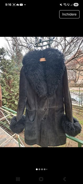 Cojoc damă din blană naturală, Made in Italy ( 40/ 42)