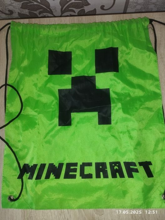 Сумка для сменной обуви Minecraft Майнкрафт