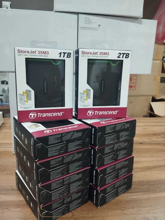 Transcend Hard HDD StoreJet 25M3 — 1TB / 2TB new orginal