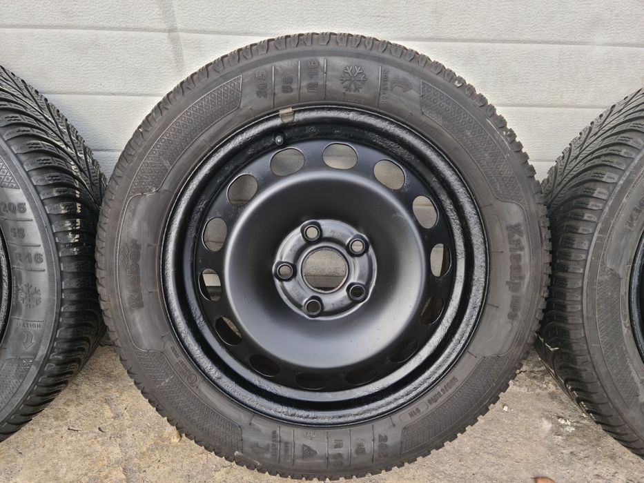 4 roti de iarna Vw Golf/Touran/Passat/Jetta, 205/55R16,Audi/Skoda/Seat