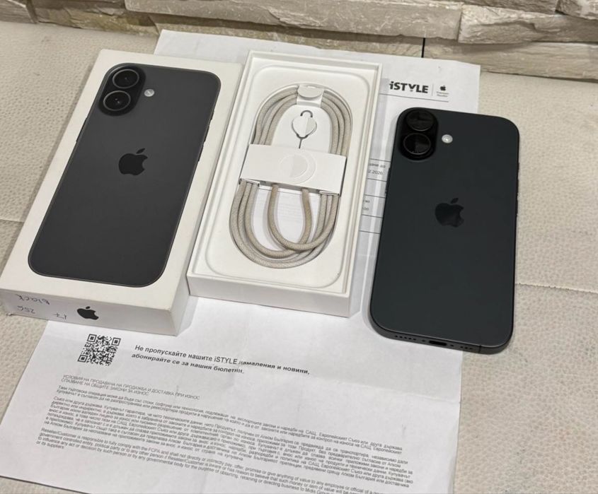 ^100% БАТЕРИЯ КАТО НОВ Iphone 17 Black 256GB 24м. ГАРАНЦИЯ