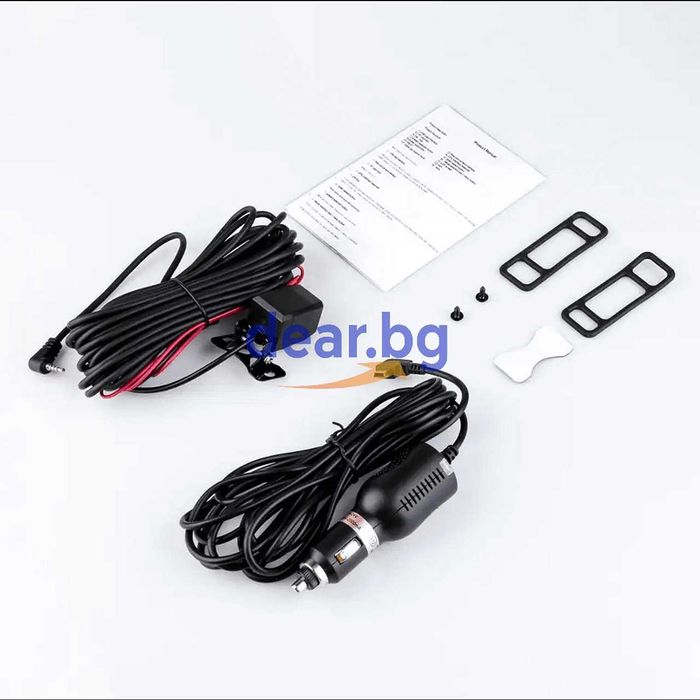 9.66 inch Видеорегистратор с две камери огледало CarPlay/Android Auto