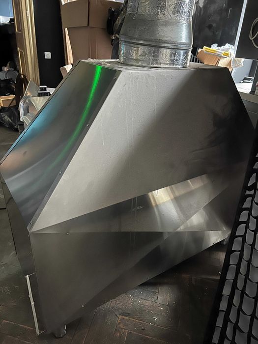 Gratar Inox Pe Carbuni+Hota Cu Motor Ruck