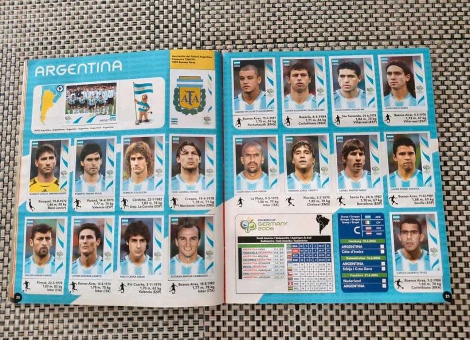 Album Panini World Cup 2006 stare foarte buna