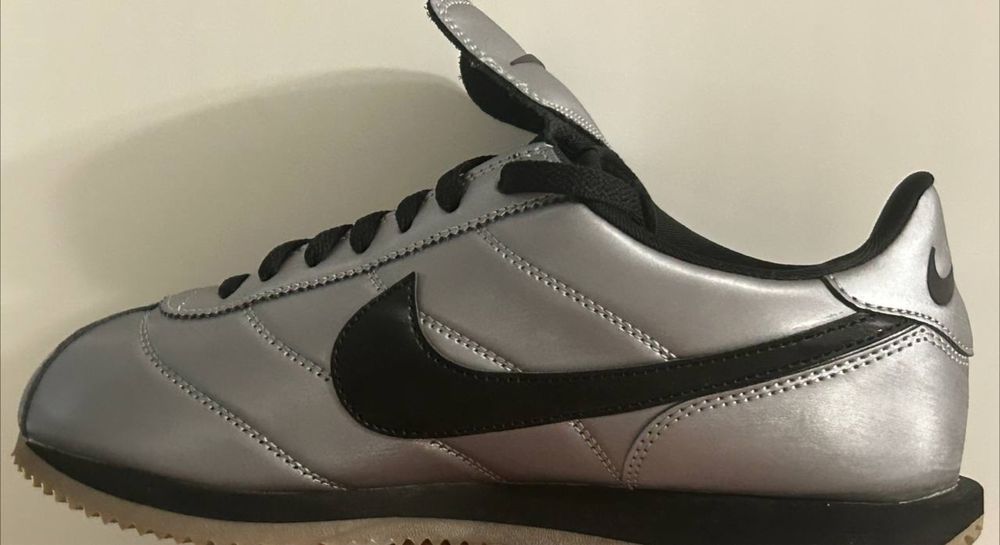 Nike Cortez Leather SE Metallic Cool Grey
