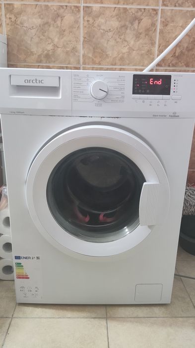 Mașină de spălat rufe Arctic APL81023XLW0 8kg, 1000 RPM, Motor Inverter, ExtraSteam.