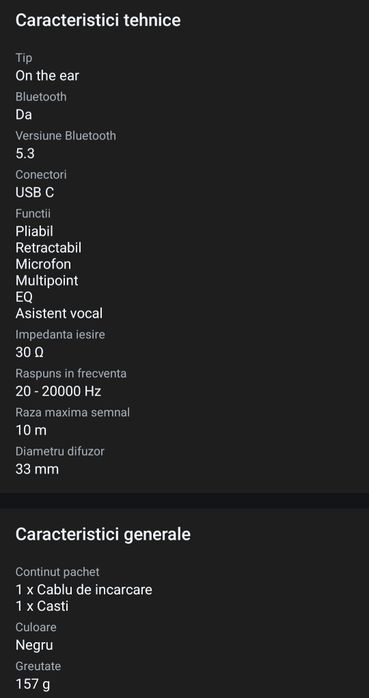 Casti JBL Tune 520 BT