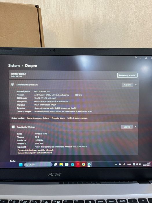 Acer Aspire 3 15 Amanet BKG