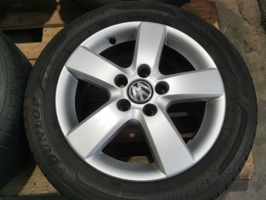 Jante Originale Vw Golf 5 / 6 / 7 R 16 cu anvelope de vara