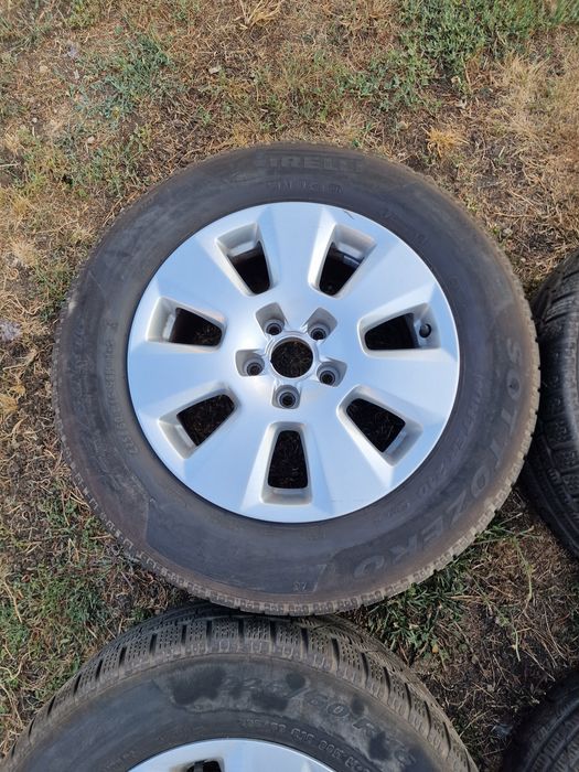5x112 16 цола оригинални джанти AUDI A6 със зимни гуми 225/60R16