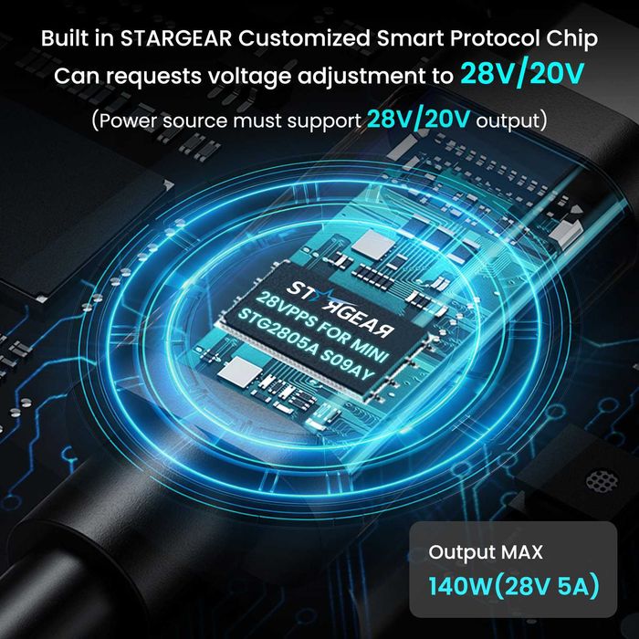 Stargear кабель Type-C - DC для Starlink Mini 2 метра